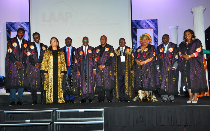  Some members of the foundation with the award winners after the ceremony. Picture: SAMUEL TEI ADANO
